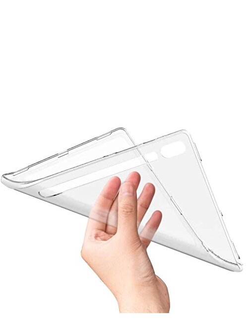 Newface Galaxy Tab S7 SM-T870 Kılıf Tablet Şeffaf Silikon