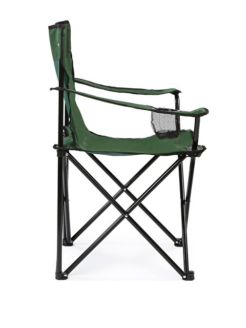 4 Lü Katlanabilir Kamp Sandalyesi Piknik Sandalyesi Plaj Sandalyesi Yeşil Taşıma Çantalı