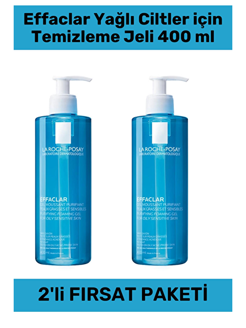 La Roche Posay Effaclar Jel 400 ml - 2 Adet