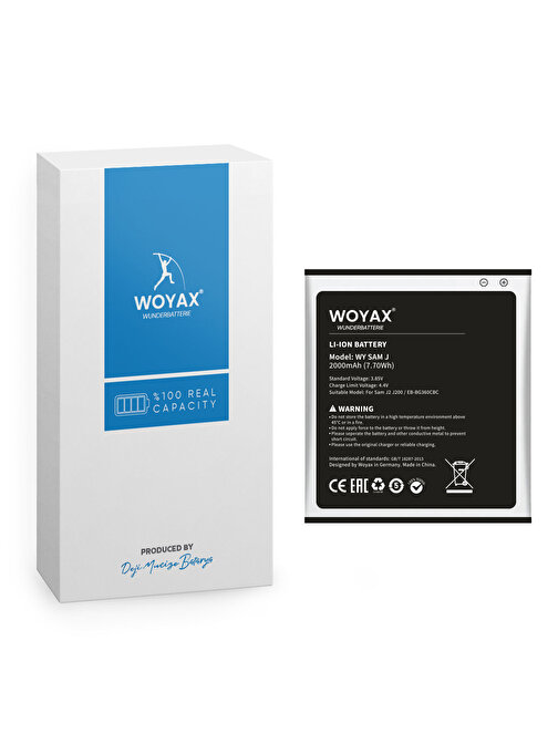 Woyax by Deji Samsung Galaxy J2 (J200) / Core Prime Uyumlu Batarya