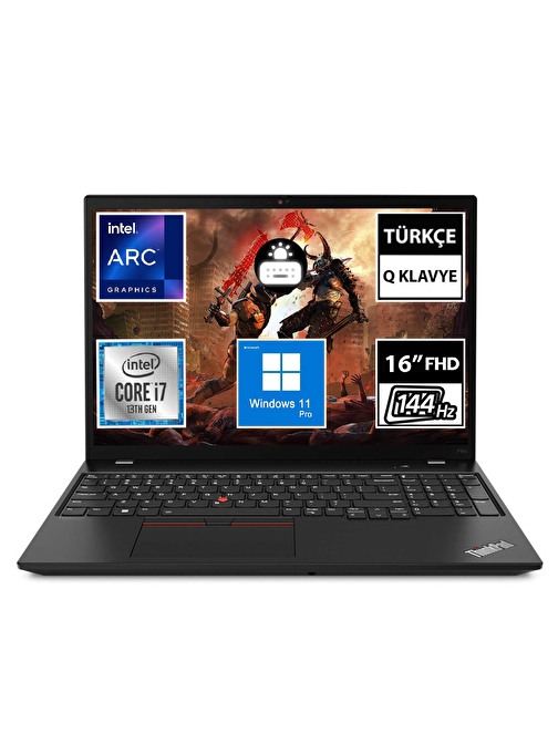 Lenovo ThinkPad P16S 21HK004BTX i7-1360P 32GB 1TBSSD A500 16" FullHD+ W11P Taşınabilir İş İstasyonu