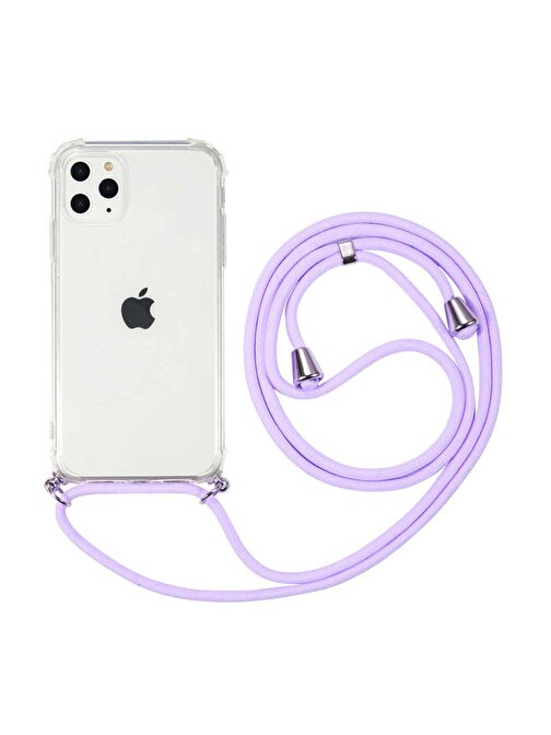 iPhone 11 Pro Max Uyumlu ZORE X-Rop Kılıf-Renksiz