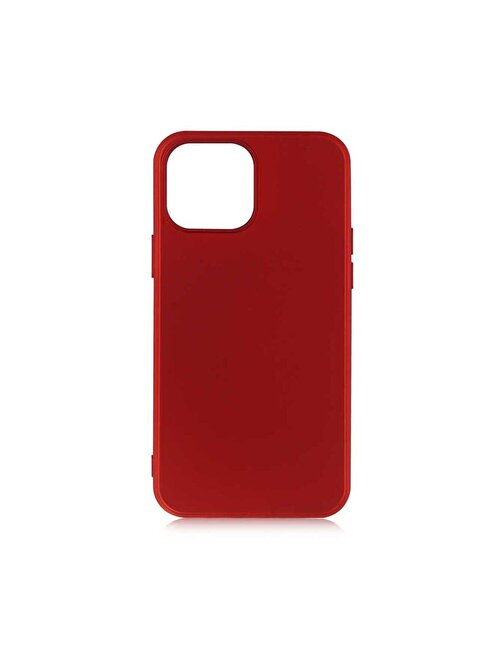 iPhone 13 Pro Max Uyumlu ZORE Premier Silikon Kılıf-Kırmızı