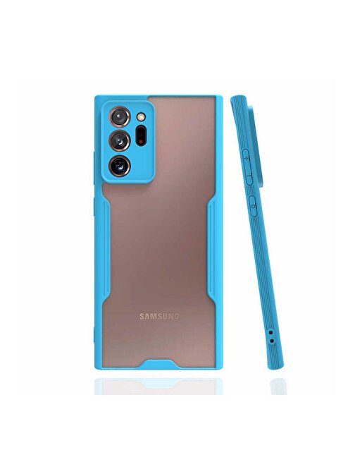 Galaxy Note 20 Ultra Uyumlu ZORE Parfe Kılıf-Mavi