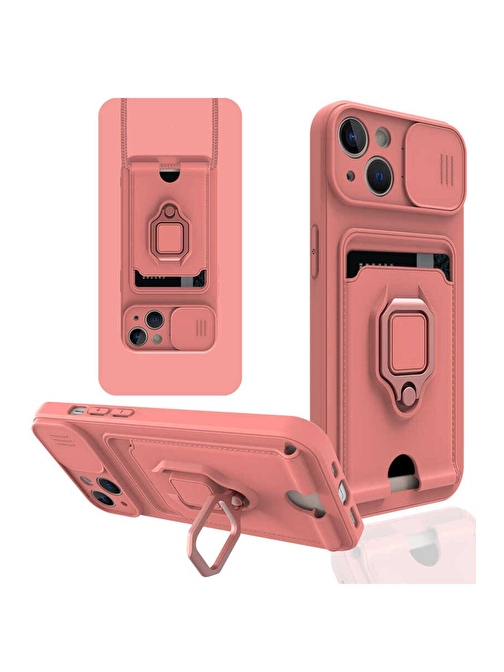 iPhone 13 Uyumlu  Pelit Kılıf-Pembe