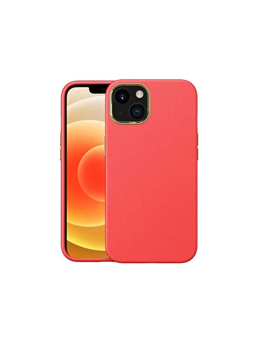 iPhone 13 Mini Uyumlu ZORE Natura Kılıf-Kırmızı