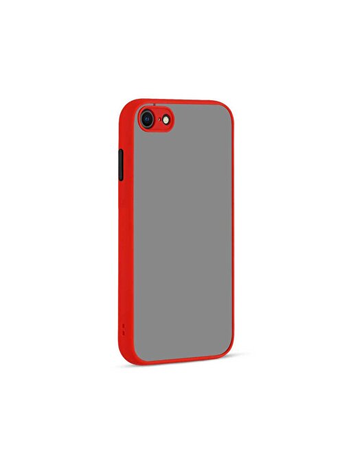 iPhone SE 2020 Uyumlu ZORE Hux Kılıf-Kırmızı