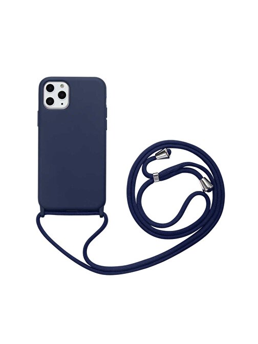 iPhone 11 Pro Max Uyumlu ZORE Ropi Kılıf-Lacivert
