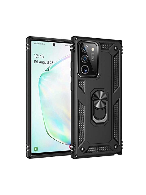 Galaxy Note 20 Ultra Uyumlu ZORE Vega Kılıf-Siyah