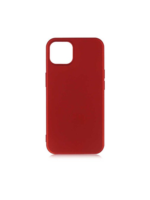 iPhone 13 Uyumlu ZORE Premier Silikon Kılıf-Kırmızı