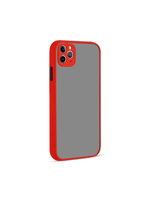 iPhone 11 Pro Max Uyumlu ZORE Hux Kılıf-Kırmızı