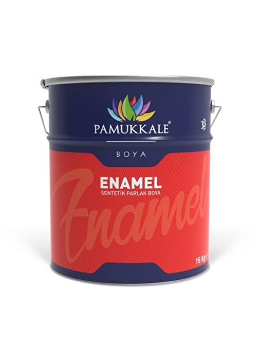 Pamukkale Enamel Sentetik Parlak Boya 15 Kg Açık Kahve Ral 8003