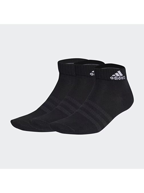Adidas IC1282 Siyah Thin And Light 3'lü Bilek Çorap
