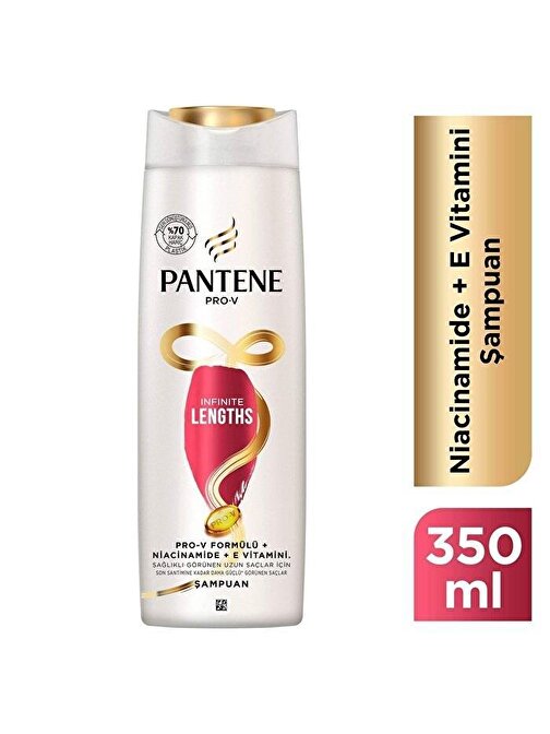 Pantene Şampuan Infınıte Lengths Uzun Ve Sağlıklı Saçlar 350 Ml