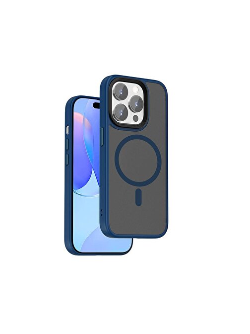Apple iPhone 15 Pro Max Kılıf Wiwu FGG-011 Magsafe Şarj Özellikli Kamera Korumalı Kapak