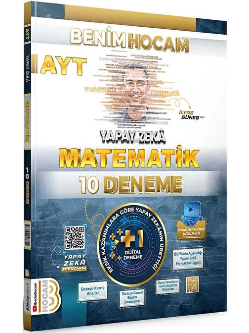 Benim Hocam 2024 AYT Yapay Zekâ Matematik 10 Deneme