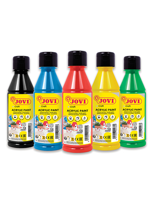 JOVI 680 JOVIDECOR AKRİLİK BOYA 250ML SİYAH