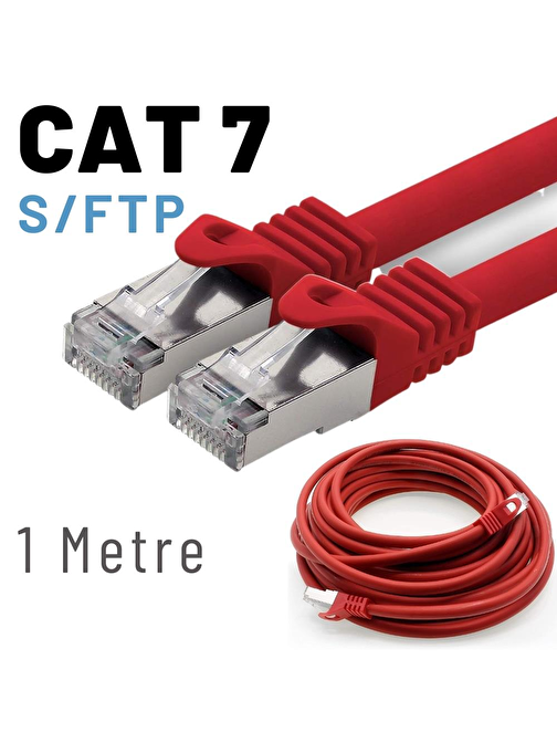 IRENIS 1 Metre CAT7 Kablo S/FTP LSZH Ethernet Network Lan Ağ Kablosu