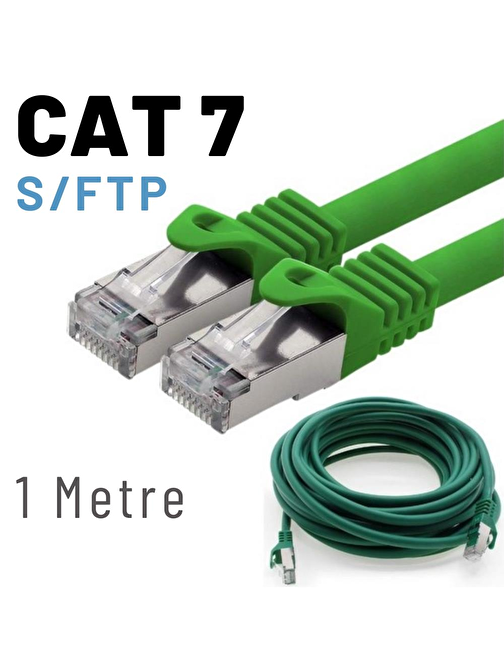 IRENIS 1 Metre CAT7 Kablo S/FTP LSZH Ethernet Network Lan Ağ Kablosu