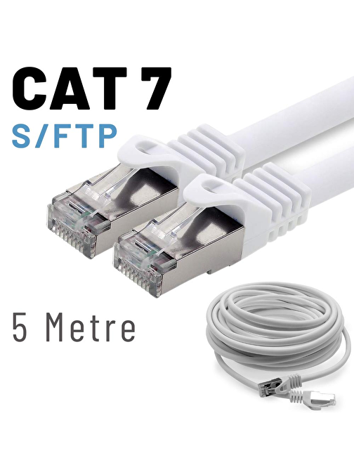 IRENIS 5 Metre CAT7 Kablo S/FTP LSZH Ethernet Network Lan Ağ Kablosu