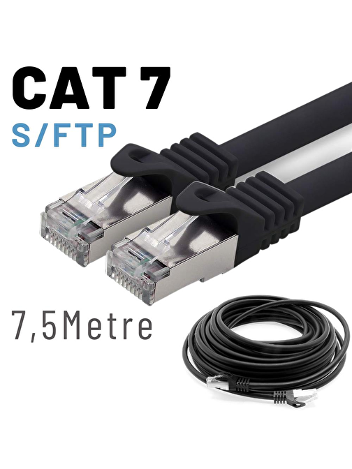 IRENIS 7,5 Metre CAT7 Kablo S/FTP LSZH Ethernet Network Lan Ağ Kablosu