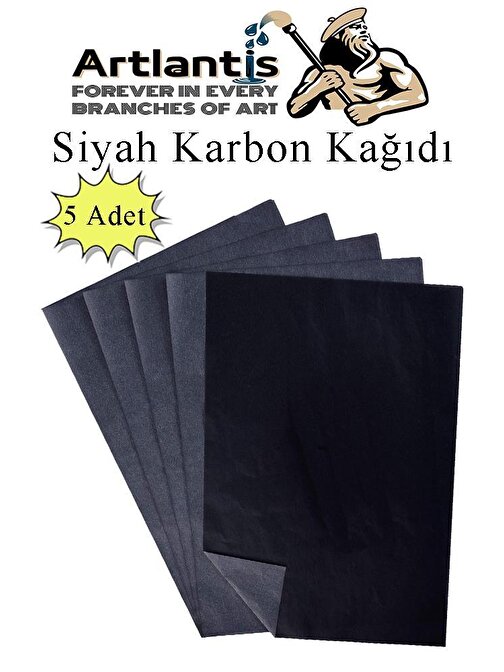 Siyah Karbon Kağıdı A4 5 Adet 21x29,7 cm Kopya Kağıdı Transfer Kağıdı Renkli Karbon Kağıdı