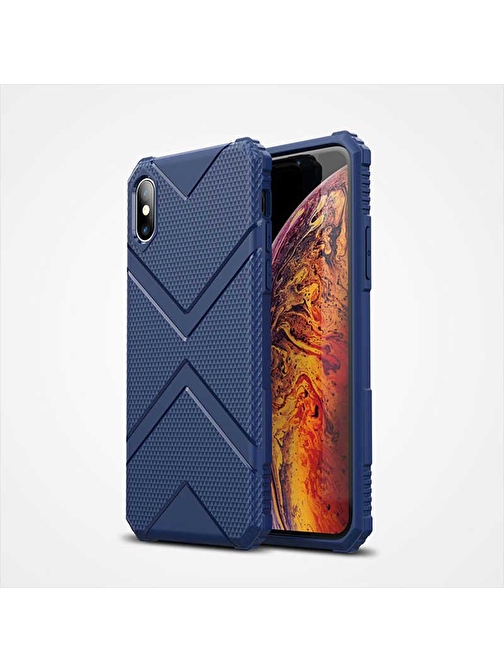 Apple iPhone X Kılıf Zore Hank Silikon