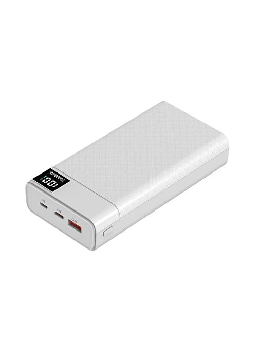 Zore B-12 QC 3.0 Hızlı Şarj Özellikli 22.5W Led Göstergeli Taşınabilir Powerbank 20000 mAh