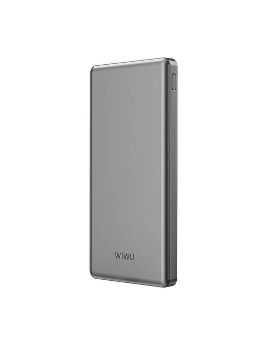 Wiwu Wi-P013 Slim Serisi LED Işık Göstergeli Ultra İnce Taşınabilir Powerbank 10000mAh 22.5W