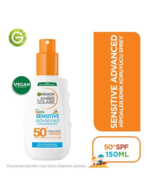 Garnier Kids Sensitive Advanced Spray Çocuk Hassas Spf50 150ml