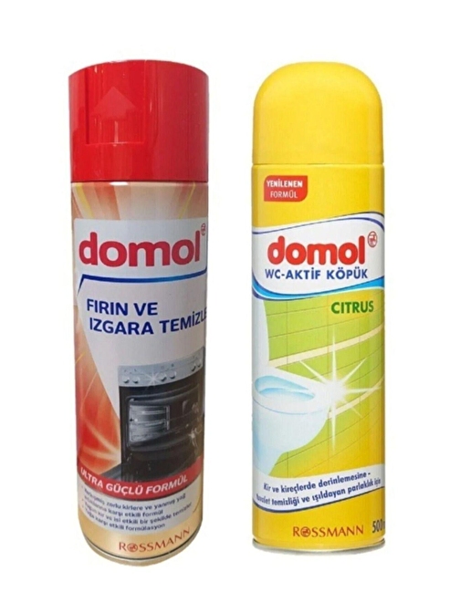 Domol Fırın Temizleme Ve Tuvalet Temizleme Köpüğü 500 ml