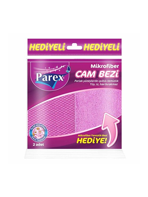 Mikrofiber Cam Bezi Temizlik Bezi 2'li Paket