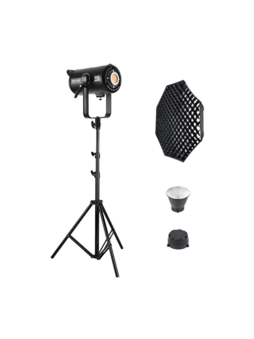 GDX EXC-400C-II Full Set (Gridli 120 Octa Softbox + 260 cm Kalın Işık Ayağı)