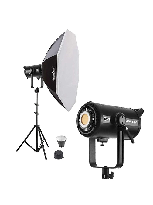 GDX EXC-400-II Plus Bi Color + 140 Octagon SoftBox Bebek Çekim Seti