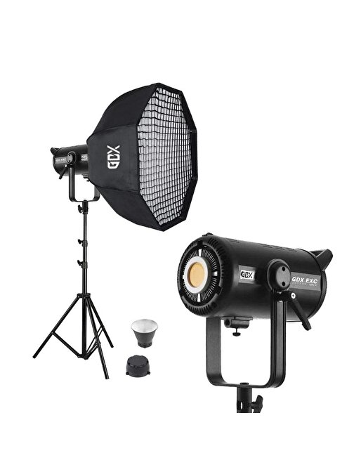 GDX EXC-400-II Plus Bi Color + 170 Octagon Gridli Softbox Bebek Çekim Seti