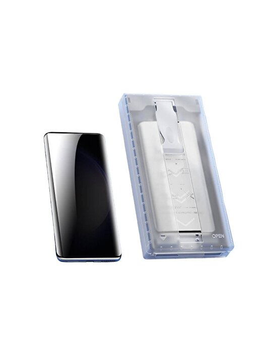 Galaxy S24 Ultra Zore Uygulama Aparatlı 6in1 Easy Body Privacy Ekran Koruyucu