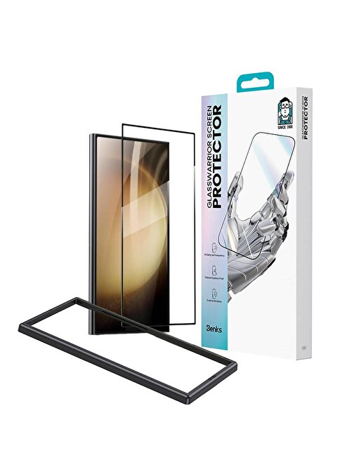 Galaxy S24 Ultra Benks Glass Warrior Cam Ekran Koruyucu + Kolay Uygulama Aparatlı