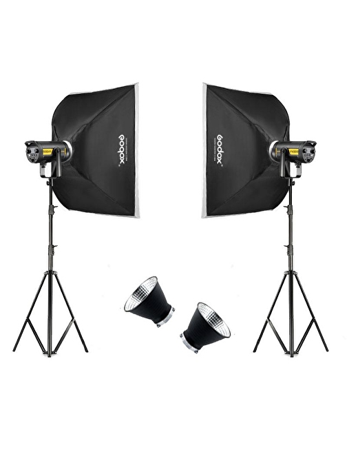 Godox FV200 2'li Kit 200 Watt LED Video Işığı