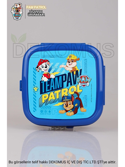 DEKOMUS LİSANSLI PAW PATROL ÇİFT KATLI BESLENME KABI / LUNCH BOX