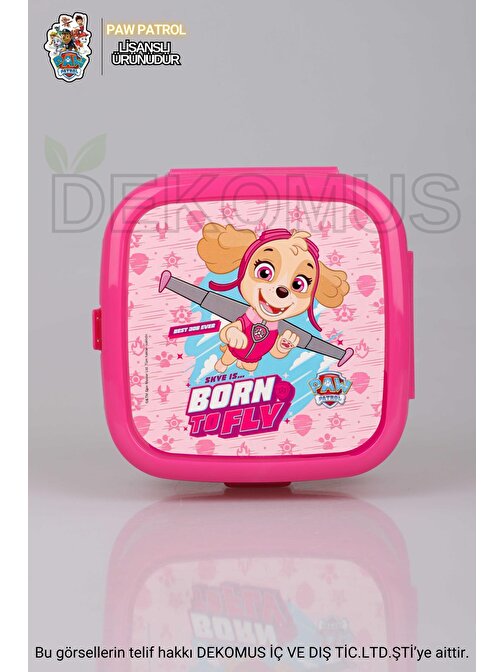 DEKOMUS LİSANSLI PAW PATROL ÇİFT KATLI BESLENME KABI / LUNCH BOX