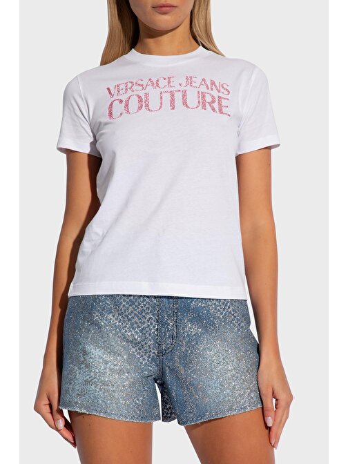 Versace Jeans Couture Bayan T Shirt 76HAHG03 CJ00G 003