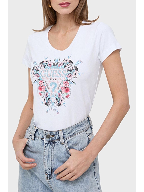 Guess Bayan T Shirt W4RI38J1314 G011