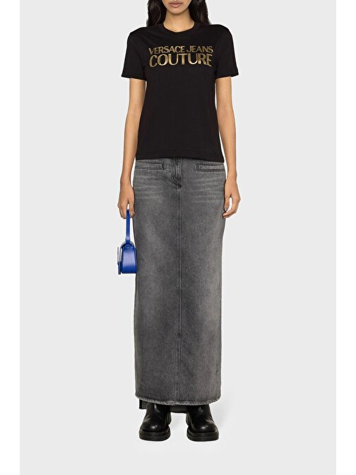 Versace Jeans Couture Bayan T Shirt 76HAHT04 CJ00T G89