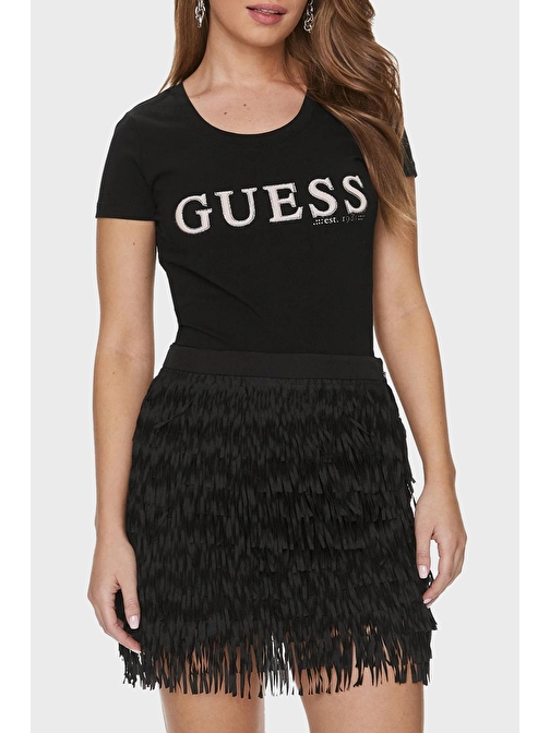 Guess Bayan T Shirt W4RI45J1314 JBLK