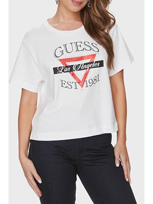 Guess Bayan T Shirt W4RI43K8FQ4 G011