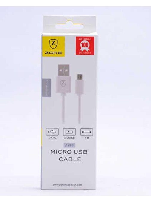 Zore Pres Micro Usb Kablo Z-30