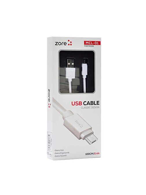 Zore MCL-01 Micro Usb Kablo