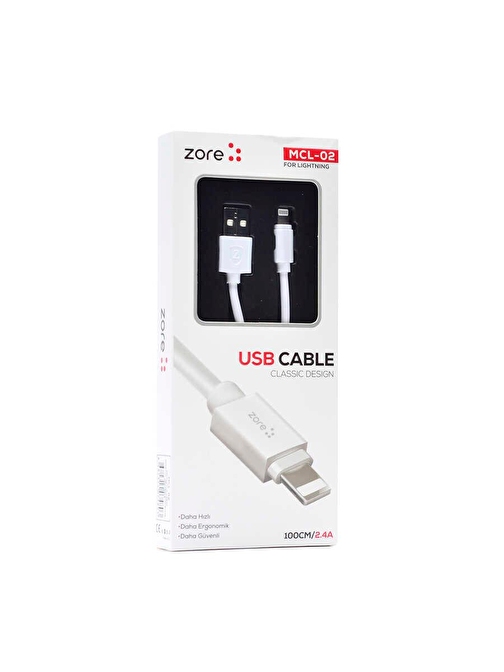 Zore MCL-02 Lightning Usb Kablo