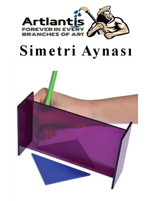 Simetri Aynası 1 Adet Ayna Yansıma Matematik Sınıf Ders Materyali