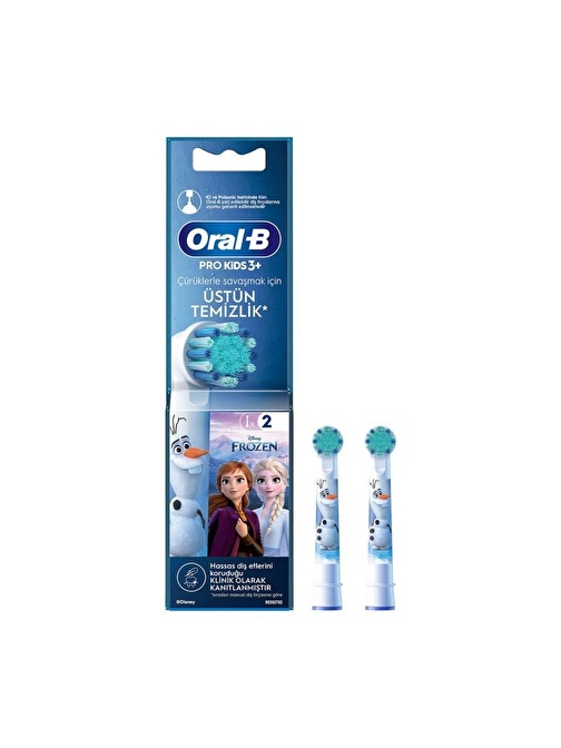 Oral-B Pro Kids Frozen Şarjlı Diş Fırçası Yedek Başlığı 2 Adet